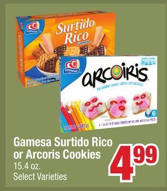 Jewel-Osco Gamesa surtido rico or arcoris cookies offer