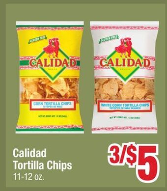 Jewel-Osco Calidad tortilla chips offer