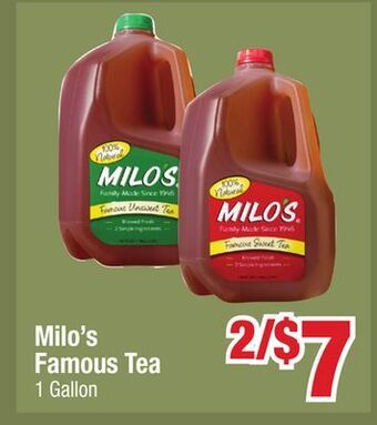 Jewel-Osco Milo's famous tea offer