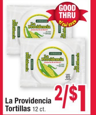 Jewel-Osco La providencia tortillas offer