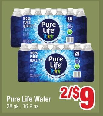 Jewel-Osco Pure life water offer