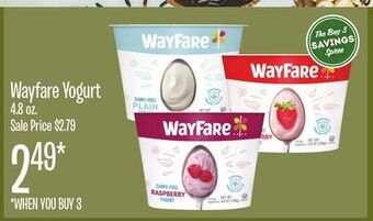 Jewel-Osco Wayfare yogurt offer