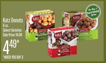 Jewel-Osco Katz donuts offer
