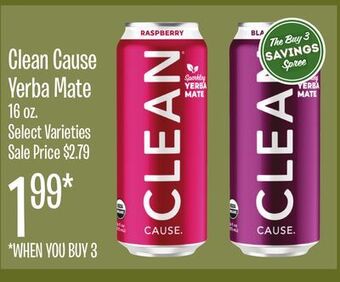 Jewel-Osco Clean cause yerba mate offer