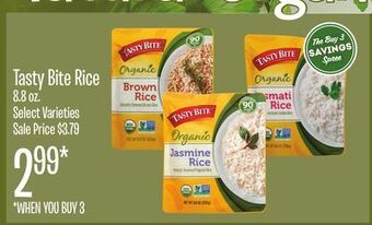 Jewel-Osco Tasty bite rice offer