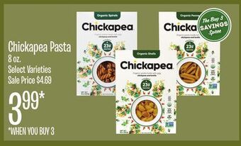 Jewel-Osco Chickapea pasta offer