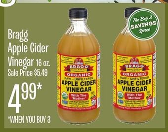Jewel-Osco Bragg apple cider vinegar offer