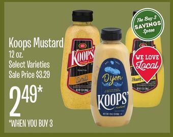 Jewel-Osco Koops mustard offer