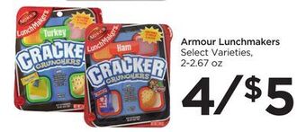 Food 4 Less Armour lunchmakers offer