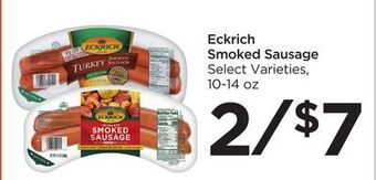 Food 4 Less Eckrich smoked sausage offer