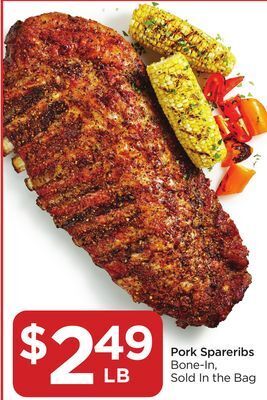 Food 4 Less Pork spareribs offer