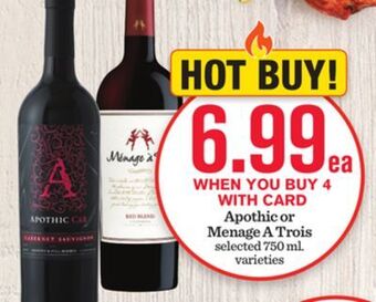 Mariano's Apothic or menage a trois offer