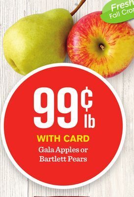 Mariano's Gala apples or bartlett pears offer