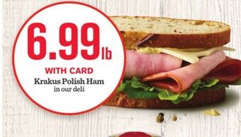 Mariano's Krakus polish ham offer