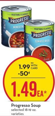 Mariano's Progresso soup offer