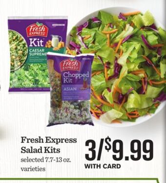 Mariano's Fresh express salad kits offer