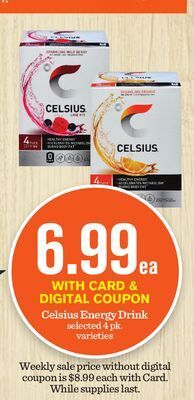Mariano's Celsius energy drink offer