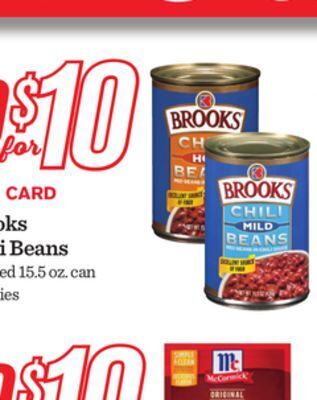 Mariano's Brooks chili beans offer