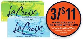 Mariano's Lacroix sparkling water offer