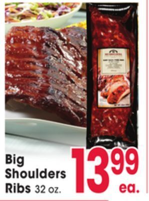 Jewel-Osco Big shoulders ribs offer