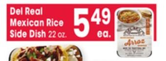 Jewel-Osco Del real mexican rice side dish offer