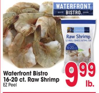 Jewel-Osco Waterfront bistro 16-20 ct. raw shrimp offer