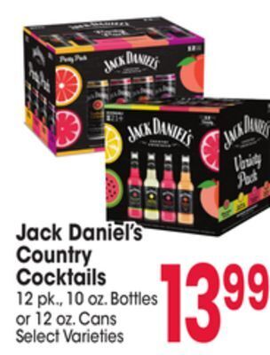 Jewel-Osco Jack daniel's country cocktails offer