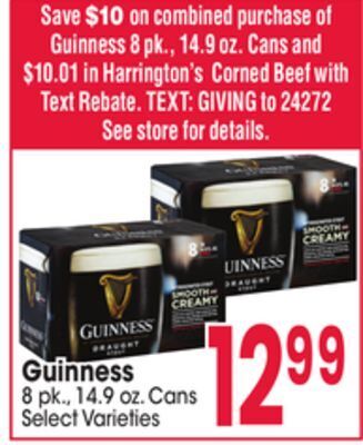 Jewel-Osco Guinness offer