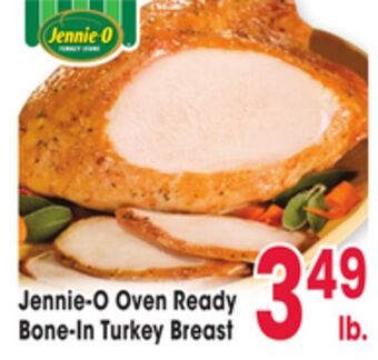 Jewel-Osco Jennie-o oven ready bone-in turkey breast offer