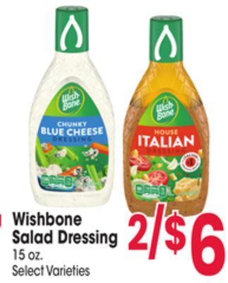 Jewel-Osco Wishbone salad dressing offer
