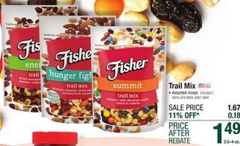 Menards Fisher tropical trail mix - 3.5 oz offer