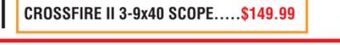 Dunham's Sports Vortex crossfire ii 3-9x40 scope offer