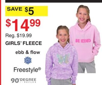 Dunham's Sports Girls' fleece offer