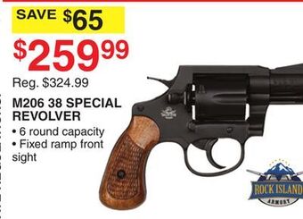 Dunham's Sports Rock island m206 38 special revolver offer