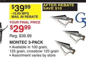 Dunham's Sports G5 montec 3-pack offer