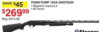 Dunham's Sports Stoeger p3000 pump 12ga shotgun offer