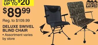 Dunham's Sports Deluxe swivel blind chair offer