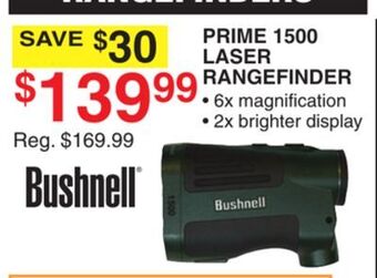 Dunham's Sports Bushnell prime 1500 laser rangefinder offer