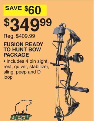 Dunham's Sports Fusion ready to hunt bow package offer