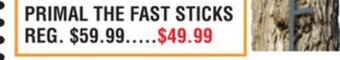 Dunham's Sports Primal the fast sticks offer