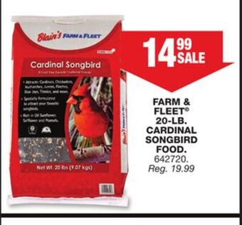 Blain's Farm & Fleet Farm & fleet 20-lb. cardinal songbird food offer