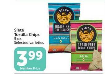 Pavilions Siete Tortilla Chips offer