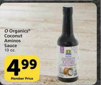 Pavilions O Organics Coconut Aminos Sauce offer