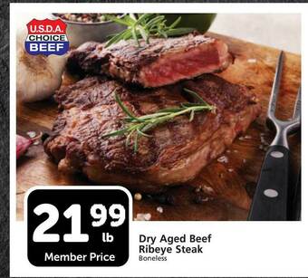 Pavilions Dry Aged Beef Ribeye Steak offer