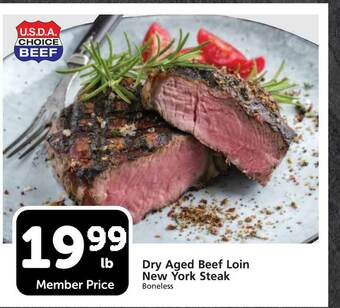 Pavilions Dry Aged Beef Loin New York Steak offer