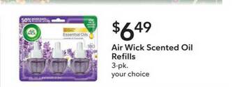 Publix Air Wick Scented Oil Refills offer