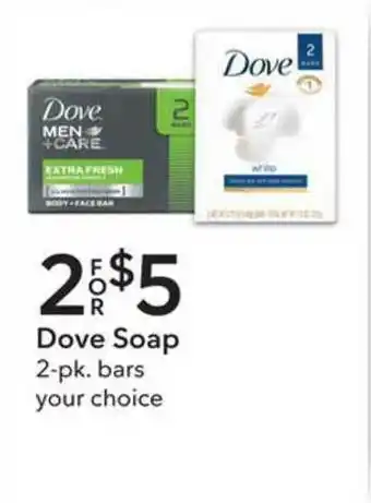 Publix Dove Soap 2-pk. Bars offer