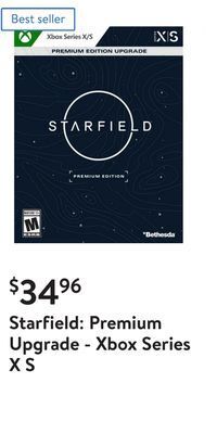 Walmart Starfield: premium upgrade - xbox series x s offer