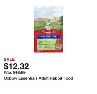 Petsmart Oxbow essentials adult rabbit food offer