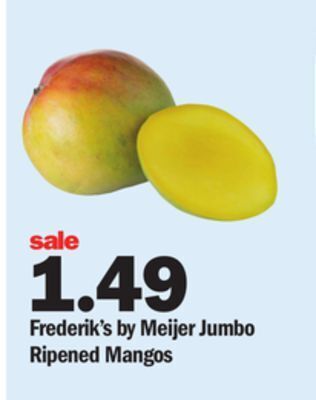 Meijer Frederik's by meijer jumbo ripened mangos offer
